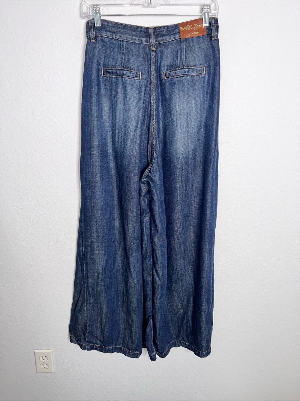 Desigual Super Wide Leg Jeans Women’s Size 28 Flare High Waisted C - Picture 7 of 15